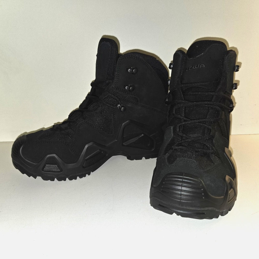 LOWA Mens Size US 7.5‎ EU 40 Black Zephyr GTX Mid TF GoreTex Tactical Boots NEW